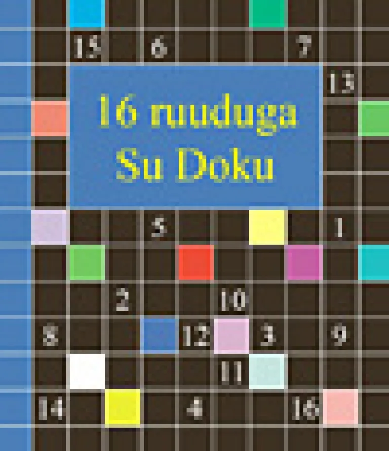 16 ruuduga Su Doku – raamatu kaanepilt