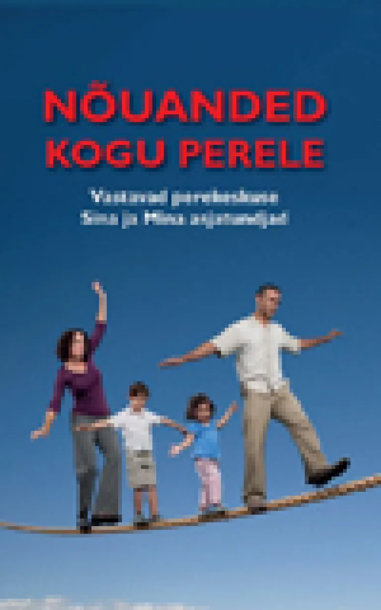 Nõuanded kogu perele – Ene Raudla, raamatu kaanepilt