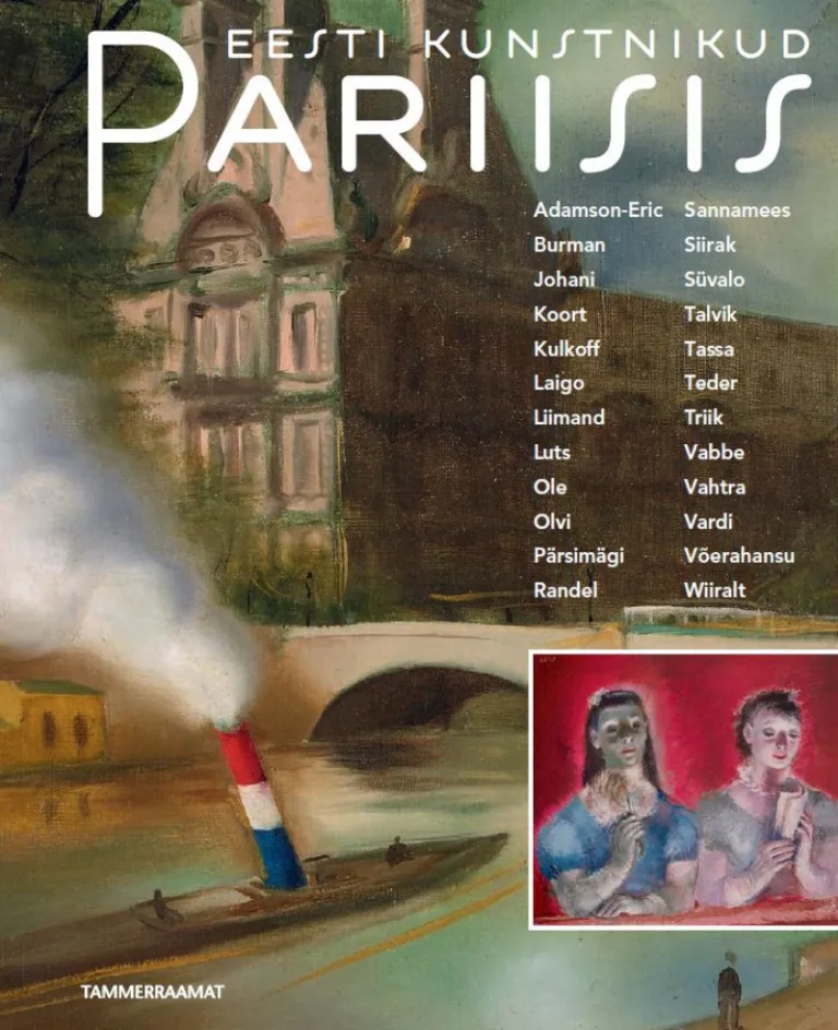 Eesti kunstnikud Pariisis – Reet Mark, raamatu kaanepilt