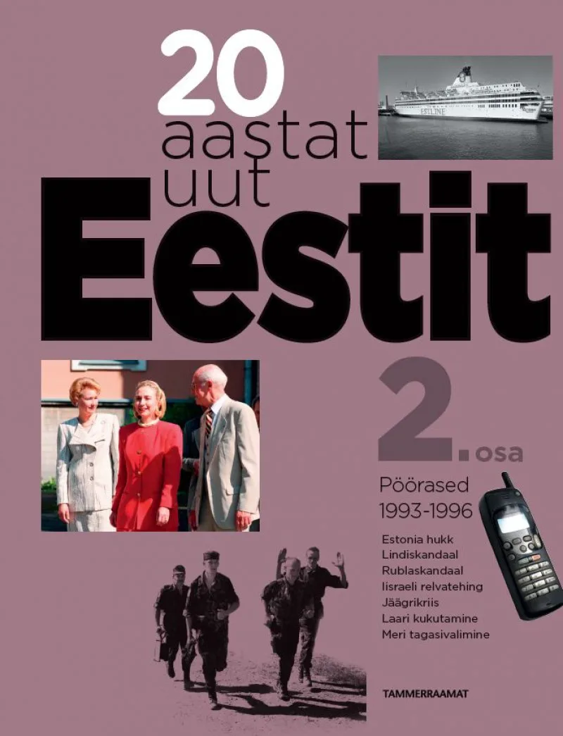 20 aastat uut Eestit II osa – Enno Tammer, raamatu kaanepilt