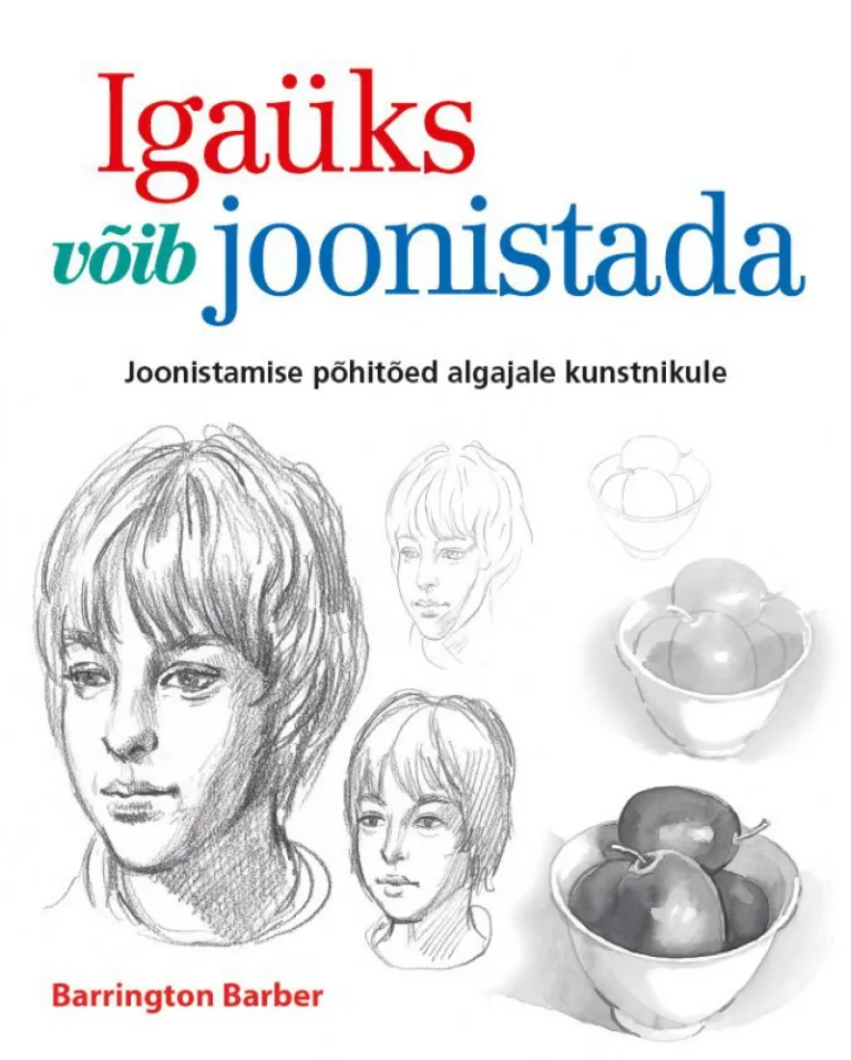 Igaüks võib joonistada – Barrington Barber, raamatu kaanepilt