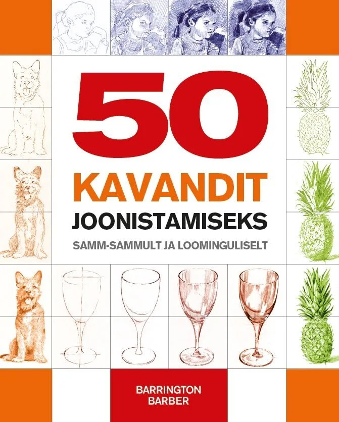 50 kavandit joonistamiseks – Barrington Barber, raamatu kaanepilt