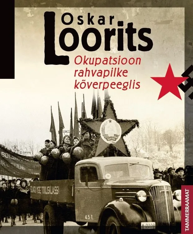 Okupatsioon rahvapilke kõverpeeglis – Oskar Loorits, raamatu kaanepilt