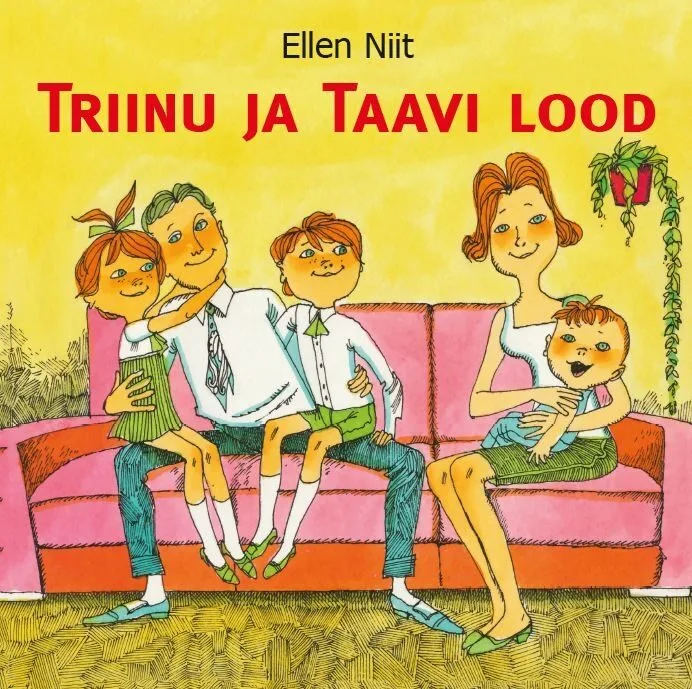 Triinu ja Taavi lood – Ellen Niit, raamatu kaanepilt