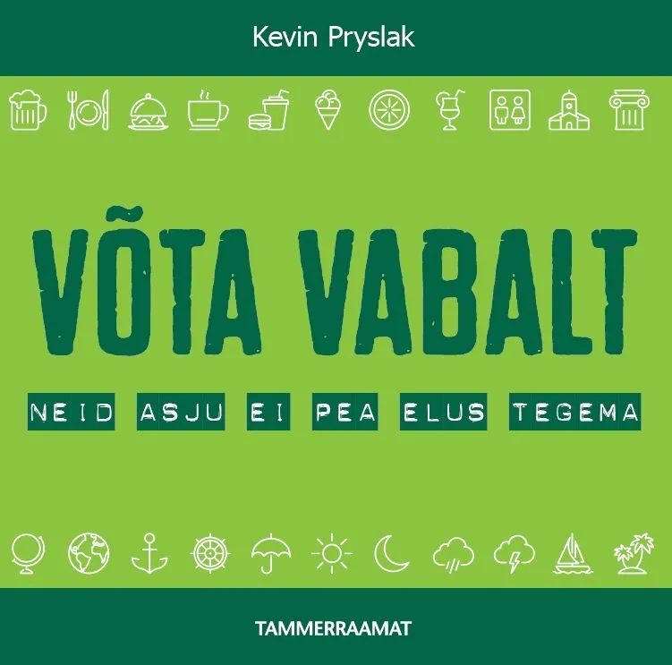 Võta vabalt – Kevin Pryslak, raamatu kaanepilt