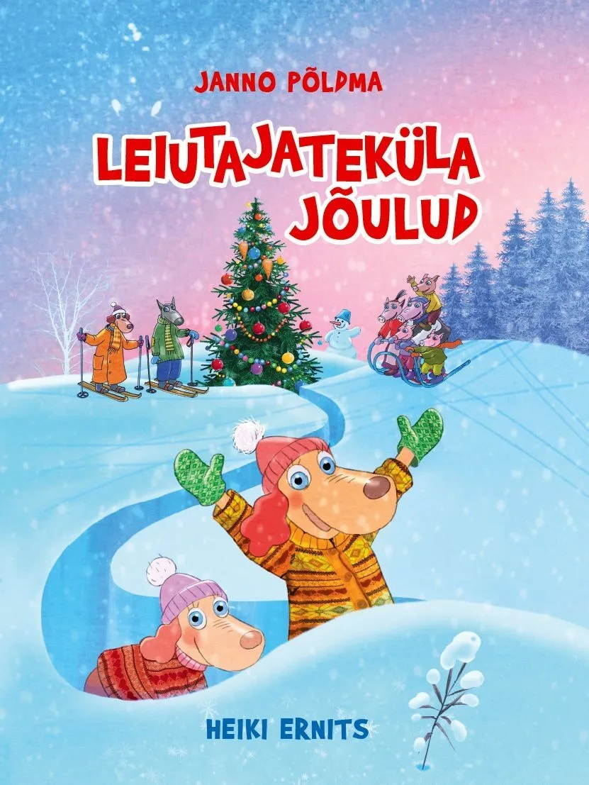 Leiutajateküla jõulud – Janno Põldma, raamatu kaanepilt