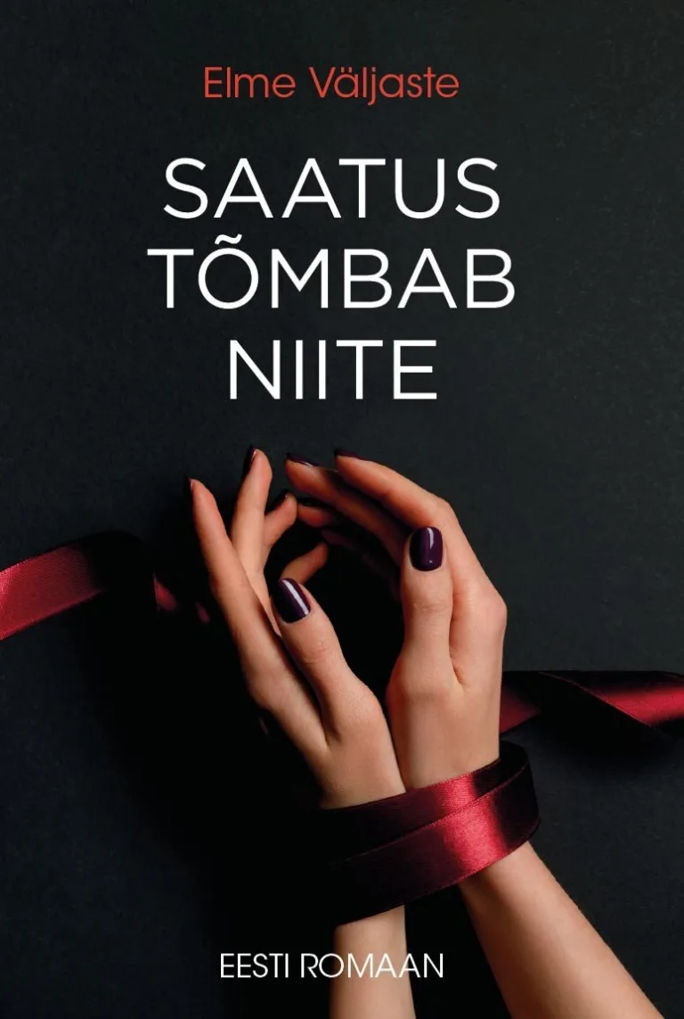 Saatus tõmbab niite – Elme Väljaste, raamatu kaanepilt