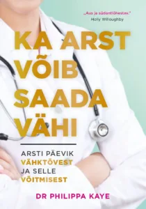 Ka arst võib saada vähi – Dr Philippa Kaye, raamatu kaanepilt